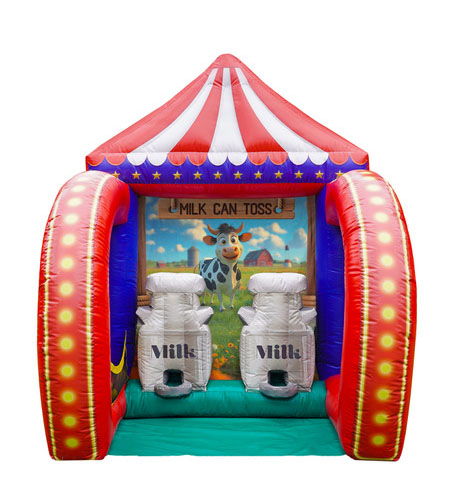 Milk Can Toss Inflatable Carnival Game