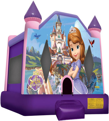 Sofia the First Bouncer bounce house rentals - Big Air Jumpers Colorado
