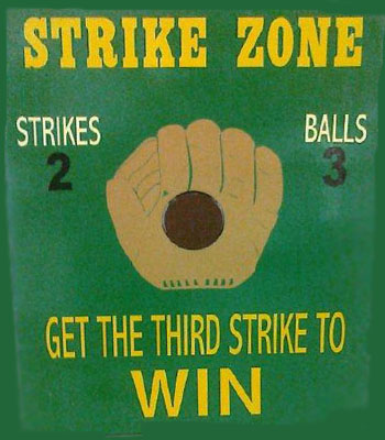 Strike Zone Carnival Game