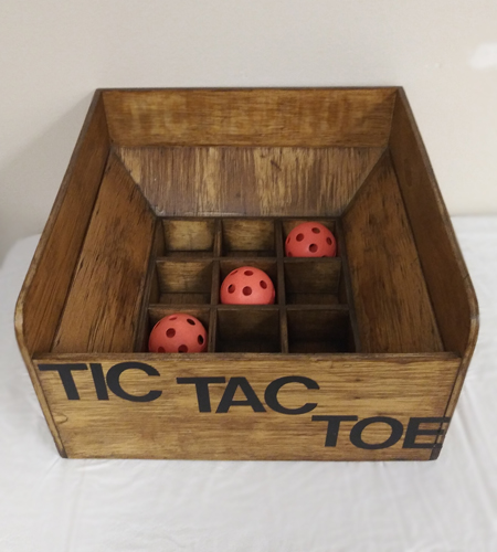 Tic Tac Toe Carnival Game (Wooden) 