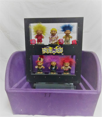 Troll Toss Carnival Game