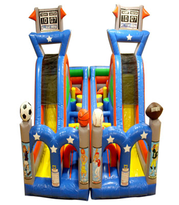 Turbo Rush Sports Arena Obstacle Course Both Pieces